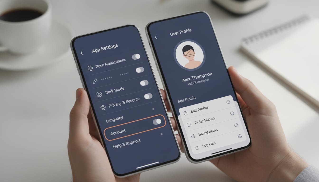 Optimize App Settings & Profile Screen Design for Retention