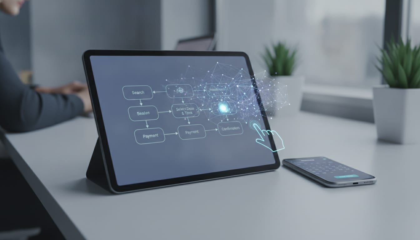 Streamlining Booking App User Flows with AI Design